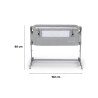 Kinderkraft Neste Up Beige Melange – Krevetac uz Krevet | Outlet BGD