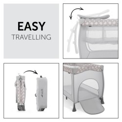 Hauck Sleep'n Play Center Prenosivi Krevetac – Teddy Grey | Outlet BGD