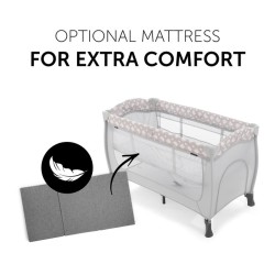 Hauck Sleep'n Play Center Prenosivi Krevetac – Teddy Grey | Outlet BGD