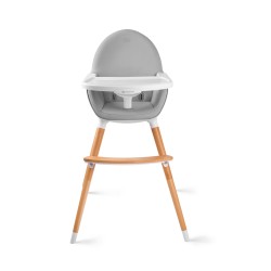 Kinderkraft FINI 2u1 Visoka Stolica – Siva | Outlet BGD