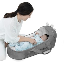 SUNVENO Nosiljka za Bebe sa Dušekom – Siva, 1-12 Meseci | Outlet BGD