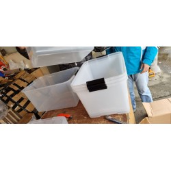 Iris Ohyama Set 5 Kutija 45L | Sa Ručkom | Providne