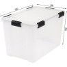 Set 2 Iris Ohyama Hermetičke Kutije 70L | Providna | Outlet