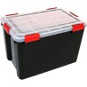 Set 2 Iris Ohyama Kutije 70L | Crna | Outlet - Velika oštećenja