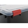 Set 2 Iris Ohyama Kutije 70L | Crna | Outlet - Velika oštećenja