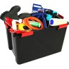 Set 2 Iris Ohyama Kutije 70L | Crna | Outlet (Jedan oštećen poklopac)