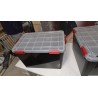 Set 2 Iris Ohyama Kutije 70L | Crna | Outlet (Jedan oštećen poklopac)