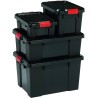 Set 3 Iris Ohyama Power Box Kutije 50L | Crna | Outlet