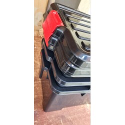 Iris Ohyama Power Box set od 3 crne kutije 50 L sa jednom oštećenom kutijom na poklopcu-1