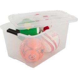 Iris Ohyama Set 6 Kutija 45L | Providne | Sa Ručkom i Kopčama