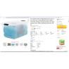 Iris Ohyama Set 6 Kutija 45L | Providne | Sa Ručkom i Kopčama
