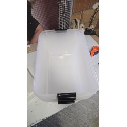 Iris Ohyama Set 6 Kutija 45L | Providne | Sa Ručkom i Kopčama