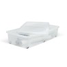 Iris Ohyama Clearbox set od 2 kutije 35 L – oštećene