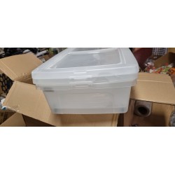 Iris Ohyama Clearbox set od 2 kutije 35 L – oštećene