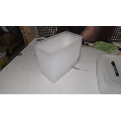 Iris Ohyama Set 12 Kutija 5L | 34x19x11 cm | Providna Plastika