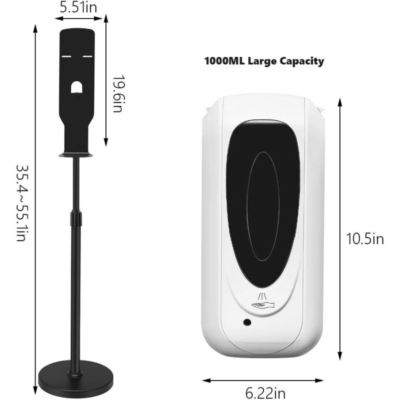 Dispenzer za Dezinfekciono Sredstvo sa Senzorom, 1000 ml | Outlet BGD