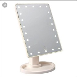 LED Kozmetičko Podesivo Ogledalo 21.8x17 cm, 22 LED | Outlet BGD