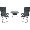 Crespo FRA611966 Valencia Set Sto I Dve Stolice, Antracit | Outlet BGD