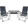 Crespo FRA611966 Valencia Set Sto I Dve Stolice, Antracit | Outlet BGD