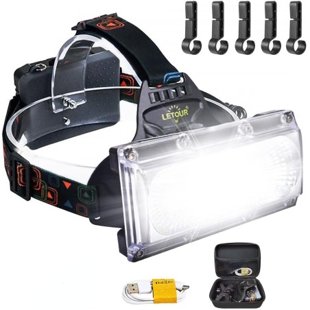 Letour LT-608 LED COB Lampa Za Glavu, 5000 Lum,3 Režima | Outlet BGD