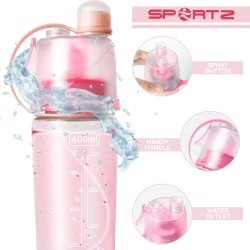 Aquarius Sportz sprej flaša 400 ml roze – outlet