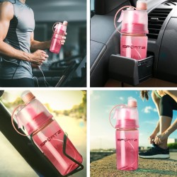 Aquarius Sportz sprej flaša 400 ml roze – outlet