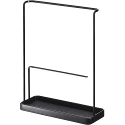 Crni mat metalni YAMAZAKI Tower 6988 stalak za organizaciju nakita, naočara i mobilnog telefona