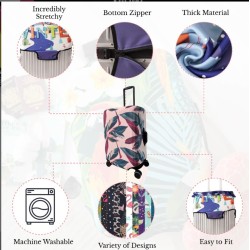 Periea Elastična Navlaka za Kofer – 55-60cm, 2 Dezena | Outlet BGD