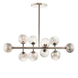 Loistaa Kjul siva LED plafonska lampa sa deset krakova outlet