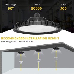 Industrijska spot lampa 300 W, 30000 lm G086 | Outlet BGD