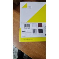Bela Trio Marley spot plafonjera sa četiri podesiva GU10 reflektora i kvadratnom metalnom bazom