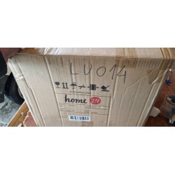 Crna Loistaa Satley podna lampa sa somotnim abažurom i zlatnim metalnim ramom