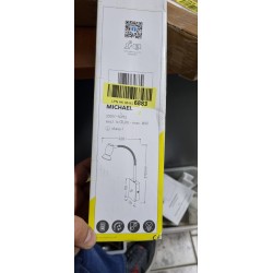 Trio Michael zidna lampa u nikl boji sa fleksibilnom rukom, prekidačem i jednim GU10 grlom