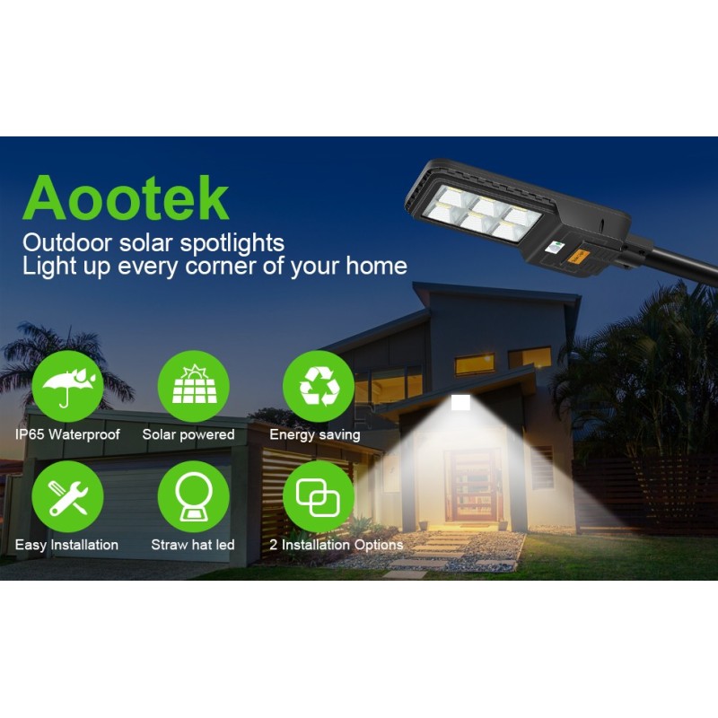 LEDMO 300 W solarni LED reflektor, 56.6x38.9x11.1 cm | Outlet BGD