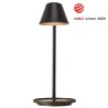 Nordlux DFTP Stay moderna crna LED stona lampa sa USB priključkom i touch prigušivačem svetla