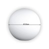 Fischer & Honsel Kugel Opal Stona Lampa 25cm - E27