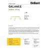 OUTLET Brilliant Galance Spot Lampa | Drvo Breze i Tekstil | Outlet Bgd