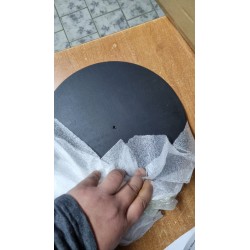 Crna Tosel Mykines podna lampa u skandinavskom stilu sa drvenim stalkom, cilindričnim abažurom i E27 grlom