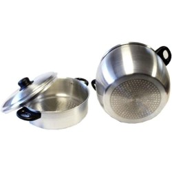Kitchen Move Meknes Lonac za Kuskus 12L | Aluminijum | Indukcija