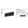 Globo Siegfried 41751-8B Zidna Lampa | LED 8W Crna | 3000K