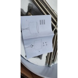 Fischer & Honsel Wotan Podna Lampa - Bela Tkanina 160cm