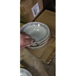 Davis & Grant Porcelanski Set 12 Delova | Zlatni Obod | Tanjiri 27 cm