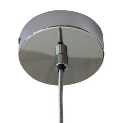 Industrijska viseća lampa od prirodnog sivog betona i masivnog drveta kaučukovca Loistaa Lylia