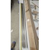 Metalna Garnišna 240 cm (2x120 cm) | Inox Izgled | Ø 16 mm