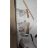 Metalna Garnišna 240 cm (2x120 cm) | Inox Izgled | Ø 16 mm