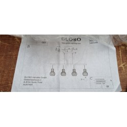 Globo Argusto 54013-4H Visilica | Industrijski Dizajn