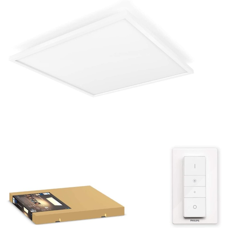 Philips Hue White Ambiance Aurelle pametni kvadratni LED panel sa uključenim bežičnim dimer prekidačem