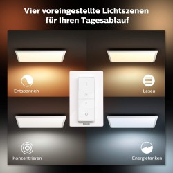 Philips Hue White Ambiance Aurelle pametni kvadratni LED panel sa uključenim bežičnim dimer prekidačem