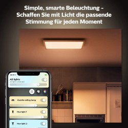 Philips Hue White Ambiance Aurelle pametni kvadratni LED panel sa uključenim bežičnim dimer prekidačem
