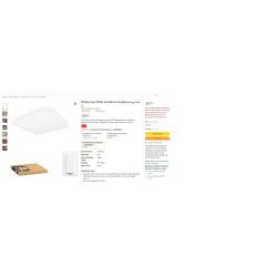 Philips Hue White Ambiance Aurelle pametni kvadratni LED panel sa uključenim bežičnim dimer prekidačem